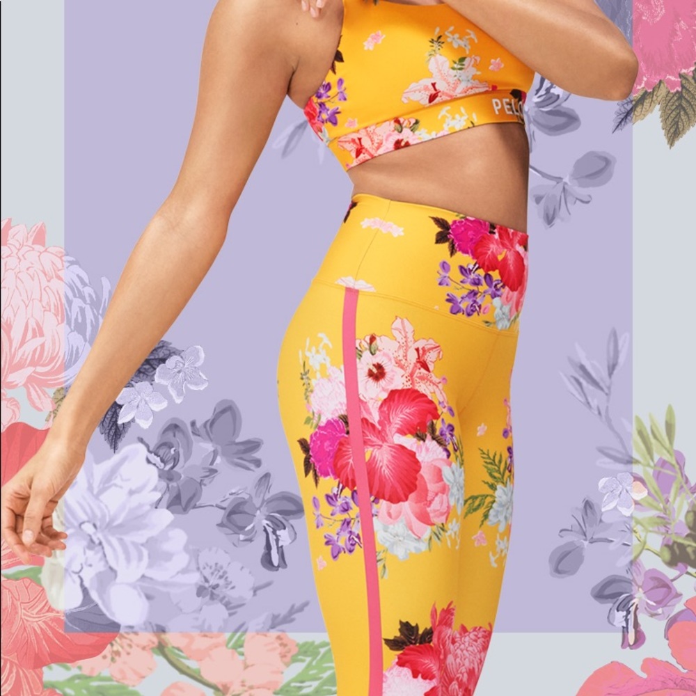 Peloton Asian heritage floral leggings